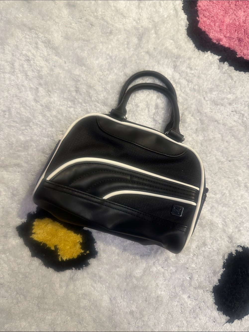 PUMA Black and White Handbag